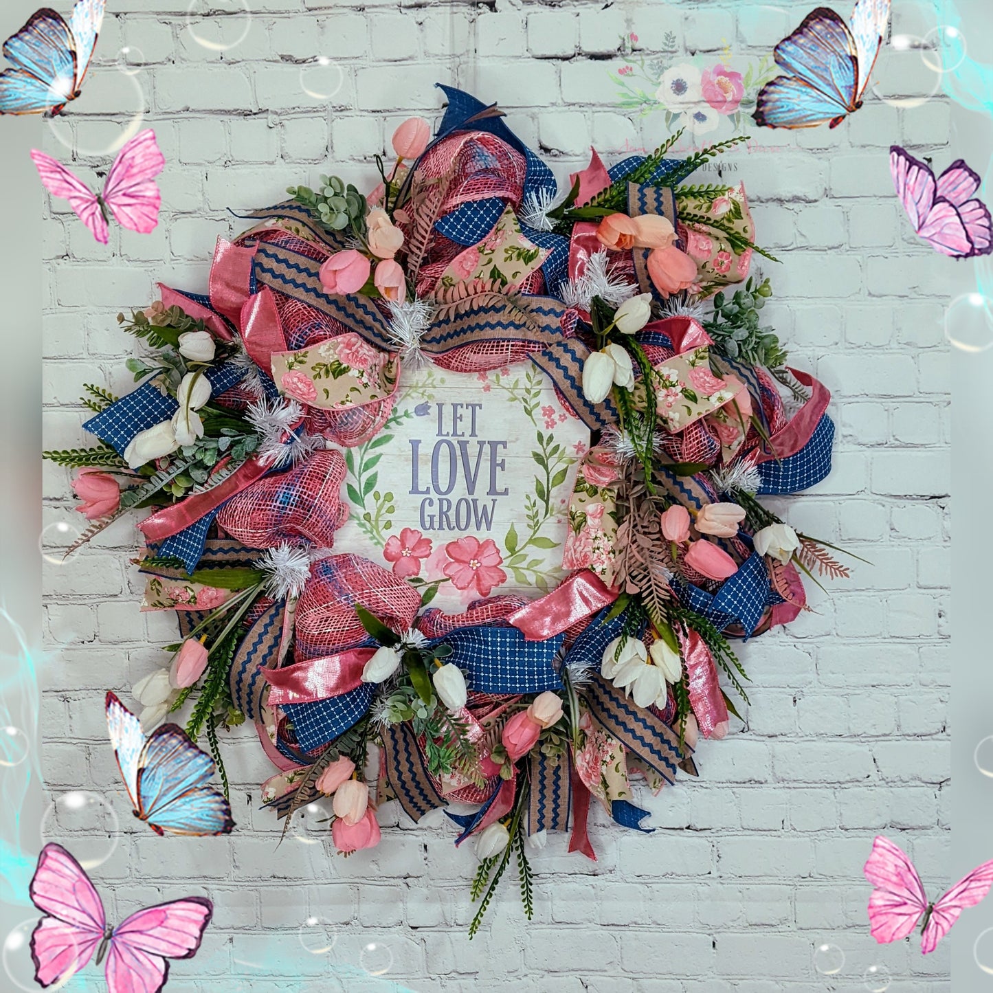 Let love Grow Wreath