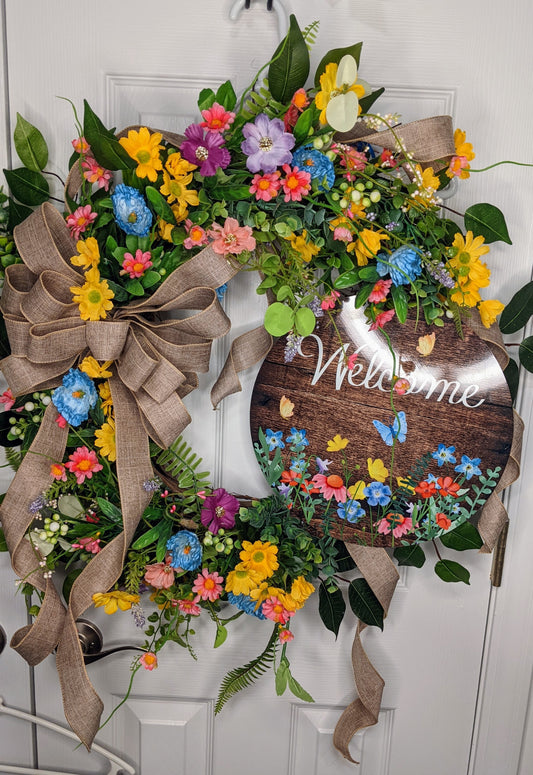 Floral Welcome Wreath