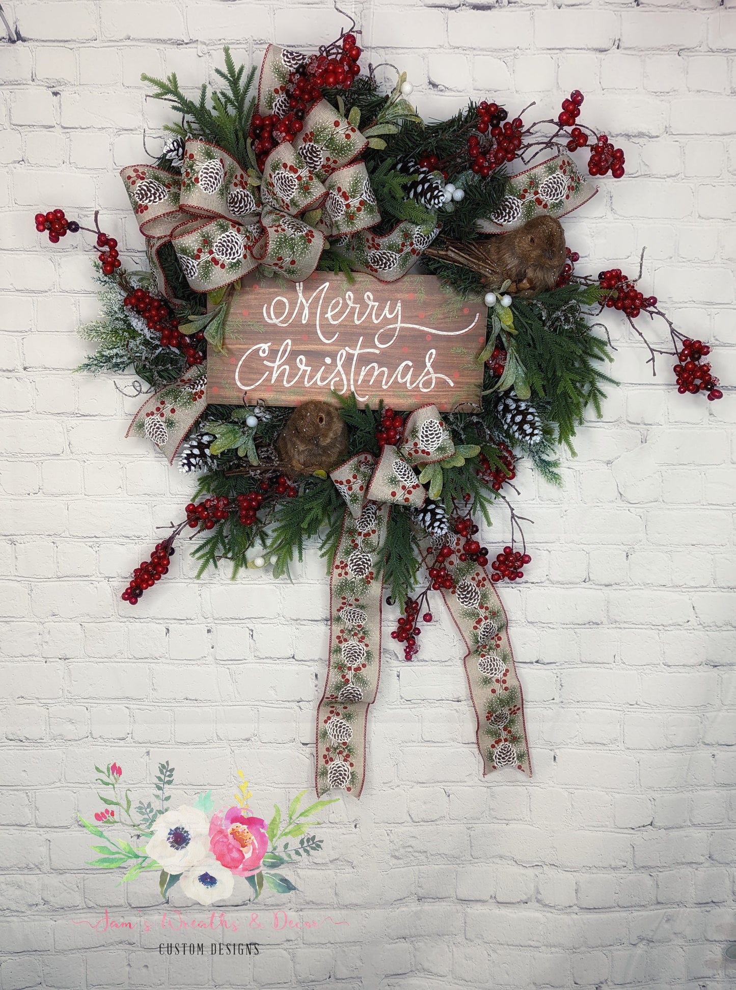 Merry Christmas Wreath